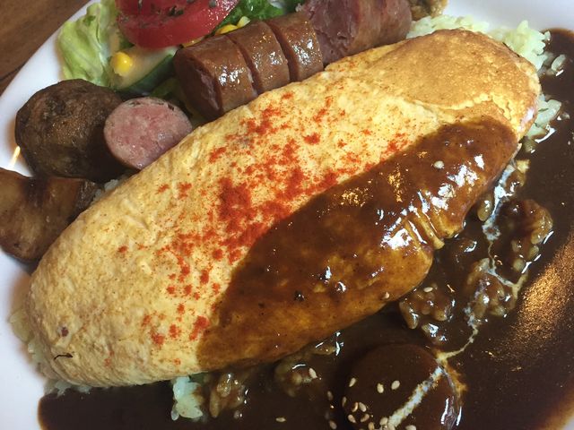 ソーセージオムカレー_唯我独尊