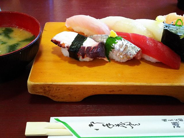 地魚にぎり。美味しかった!!_瀬浜寿司 堂ヶ島