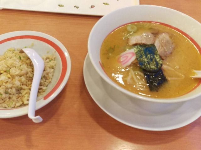 ラーメンとチャーハン_幸楽苑東柏ケ谷店