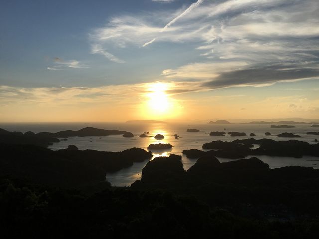 展海峰の夕日1_展海峰