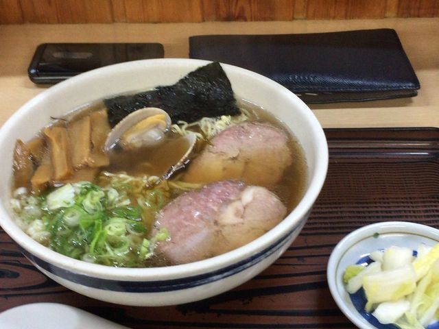 あっさりスープで細麺です。_らーめん工房・魚一