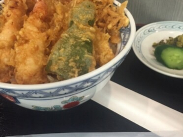 お好み天丼です。_新宿つな八 西口店