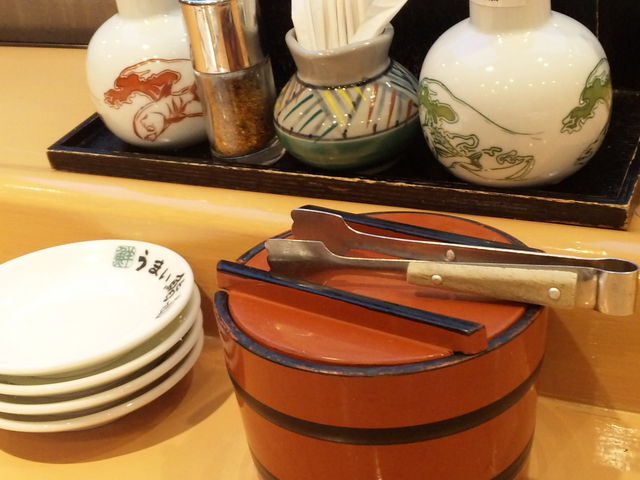 テーブルセット_うまい鮨勘 銀座本店