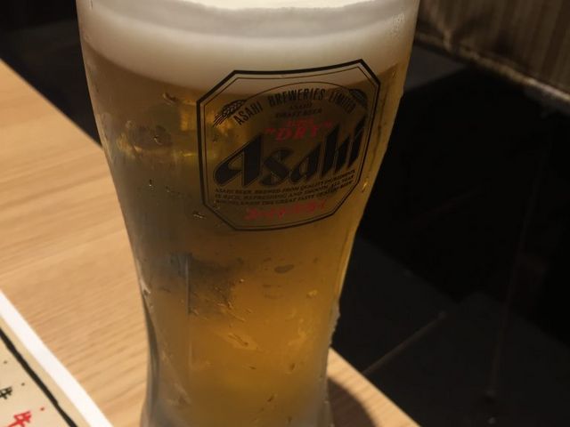 まずはビール_らいおん丸 近江八幡駅前店