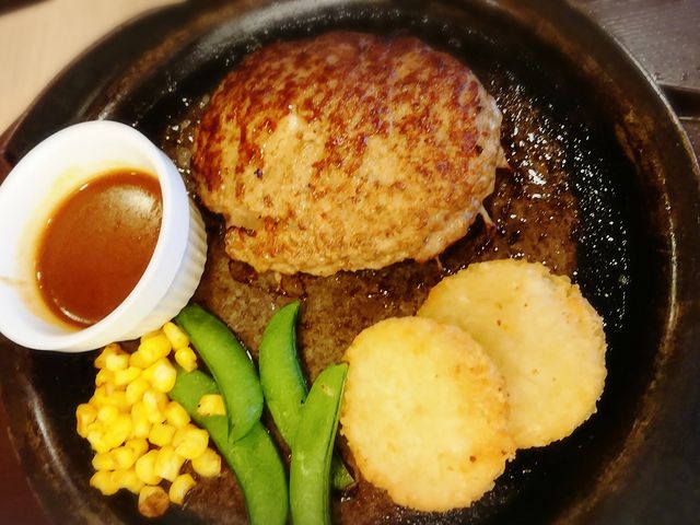 チーズINハンバーグ_ガスト 尼崎立花店
