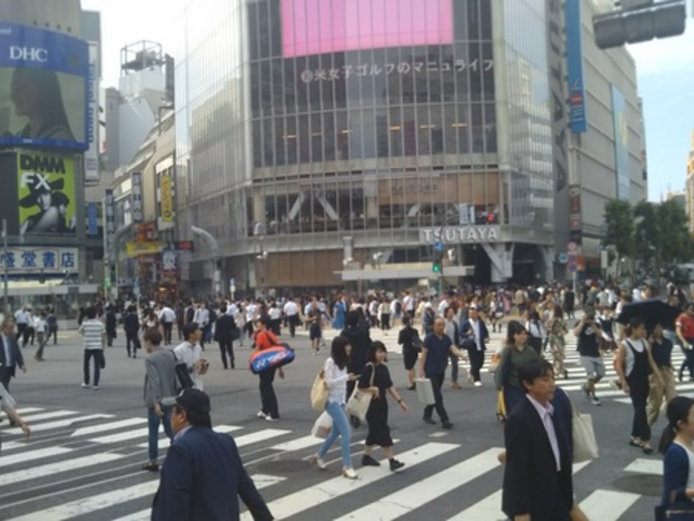 渋谷駅前スクランブル交差点_渋谷駅前スクランブル交差点