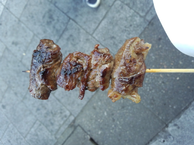 松坂牛の串です_まる天 内宮前店