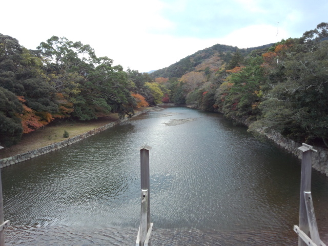 橋から撮影しました
_ひもの塾 伊勢店