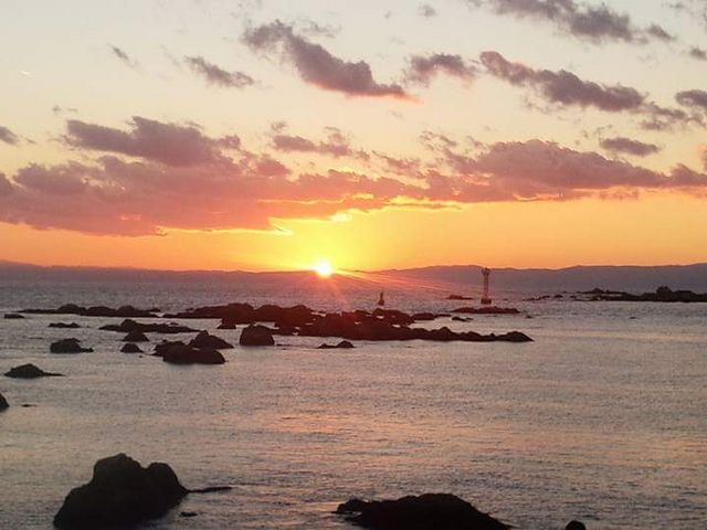 森戸の夕日_森戸海水浴場