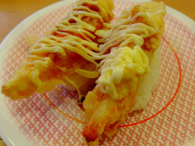 かにかま天にぎり_かっぱ寿司 盛岡南店