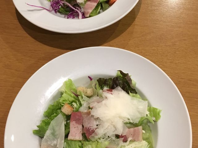 セットのシーザー・サラダ。_ココス佐久平駅東店