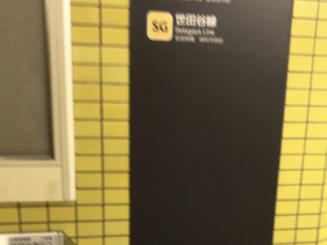黄色_東急田園都市線三軒茶屋駅