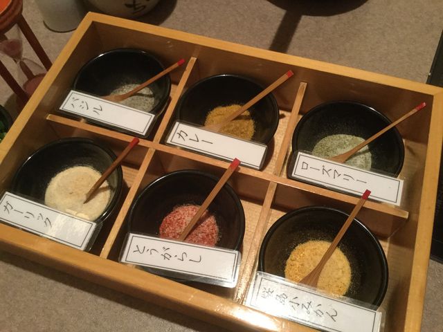 塩の種類_寿庵 鹿児島中央駅西口店