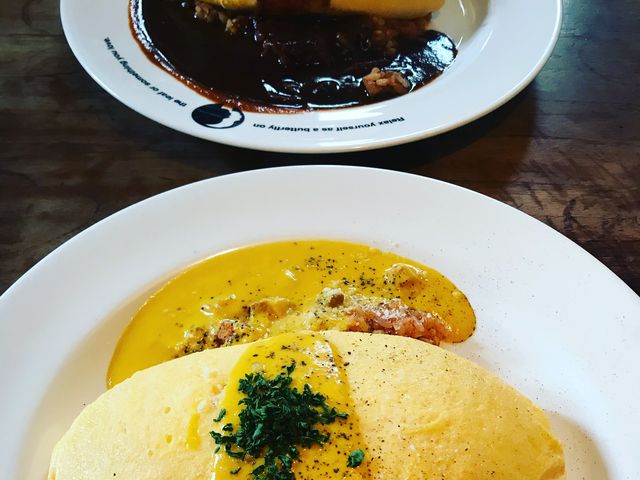ランチのオムライス_カフェ マムーニア Cafe Mamounia