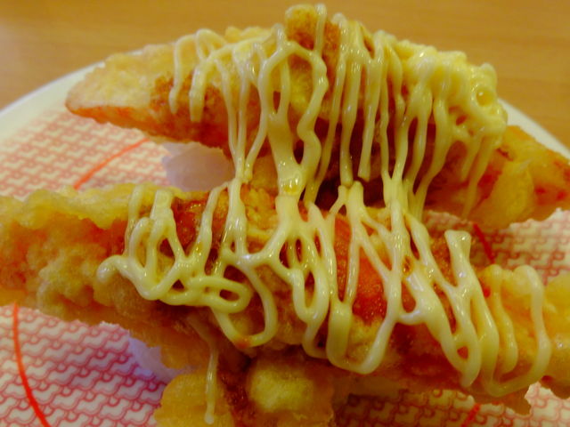 かにかま天にぎり_かっぱ寿司 石巻店