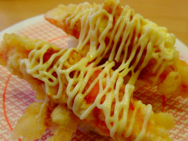 かにかま天にぎり_かっぱ寿司 黒石店