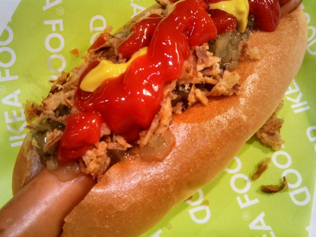 『ホットドッグ』。_IKEAビストロ 新三郷店