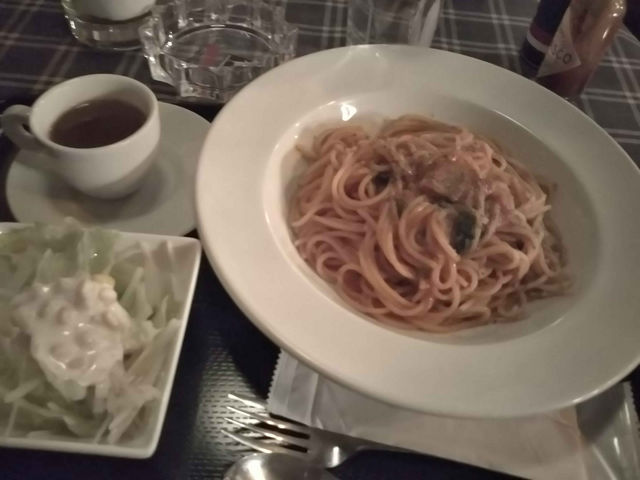 カレーかパスタのパスタのほう_BAR FOUR VALLEY バーフォーバリー