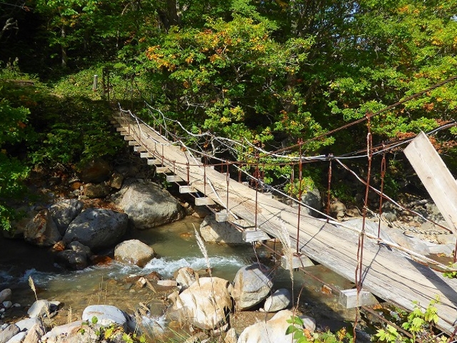 山形県・滑川温泉 吊橋_渓流絶景の宿 滑川温泉 福島屋