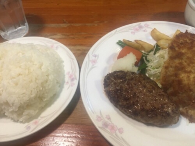 全体的にがっつりした感じです。_ザ・ハンバーグ・高田馬場店