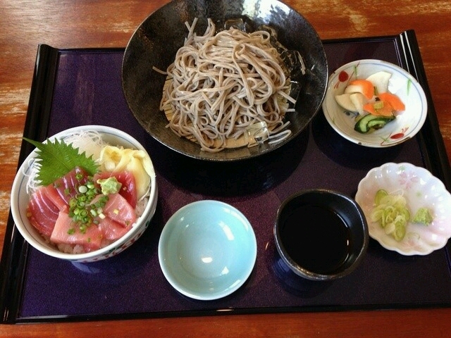 ミニマグロ丼セット_弁慶