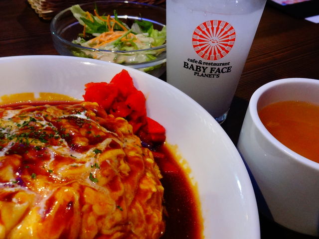 ふわふわ帽子のオムライス(セレクトランチ)_ベビーフェイスプラネッツ敦賀店