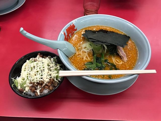 濃厚豚骨ラーメン_山岡家 結城店
