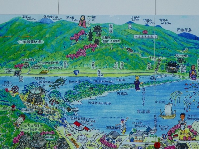 伊根航路・観光船のりば みやづアート&散策マップ_伊根航路