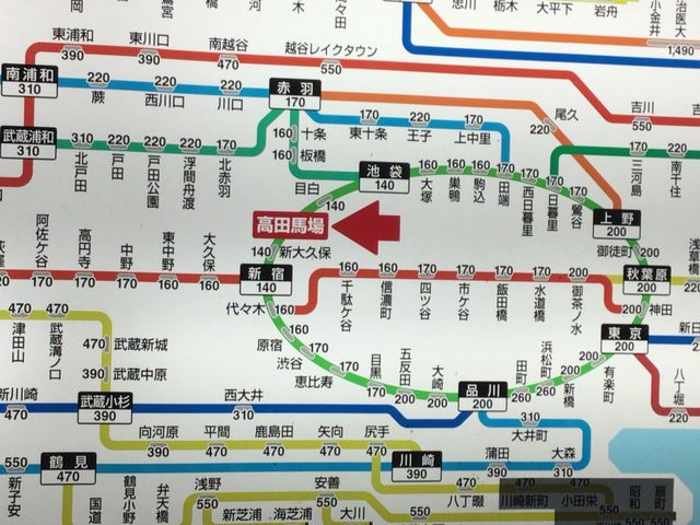 高田馬場_JR高田馬場駅