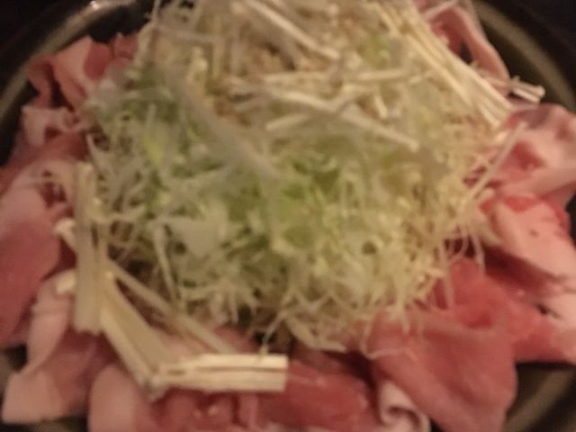 豚ネギシャブシャブ鍋_熊の穴