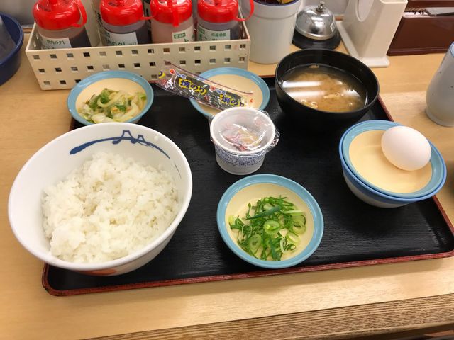 定番朝定食_松屋 天神店