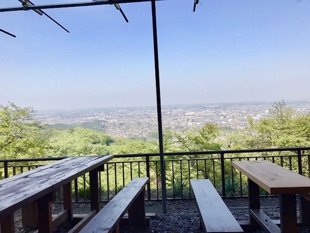 大平山神社 山田家さん所からの景色180421_山田家