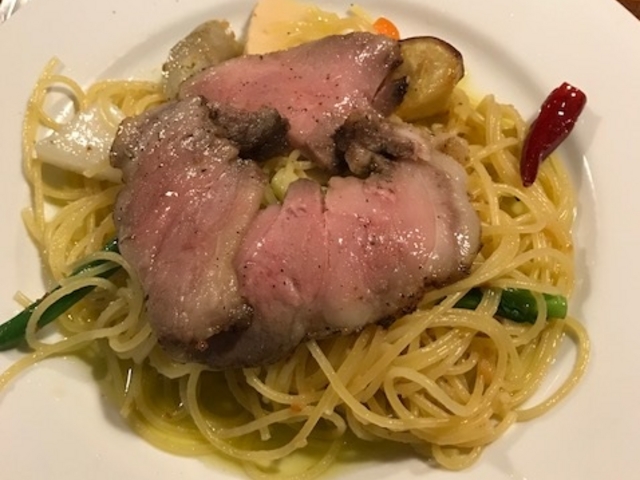 イベリコ豚のスパゲティ_trattoria con amare 池袋