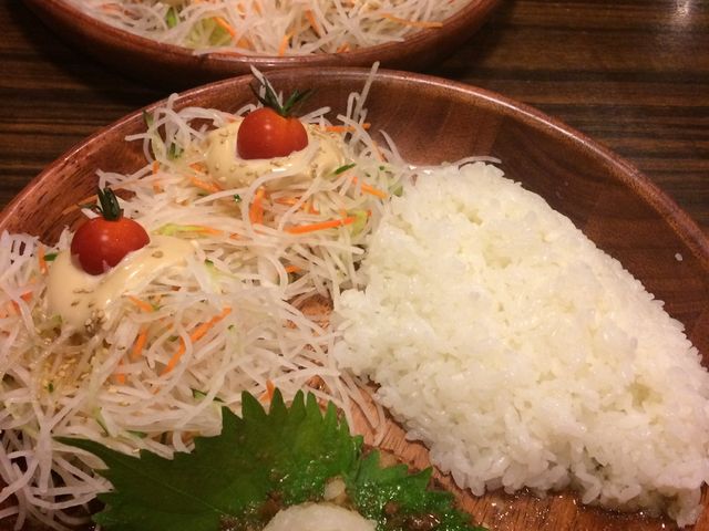 サラダはダブル_びっくりドンキー上福岡店