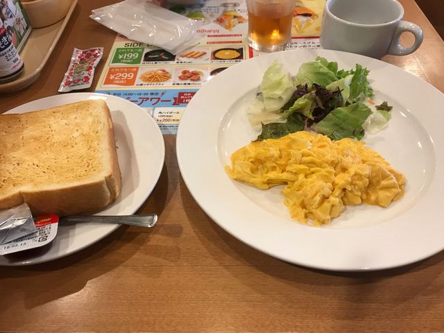 スクランブルエッグセット431円_ガスト越谷駅東口店