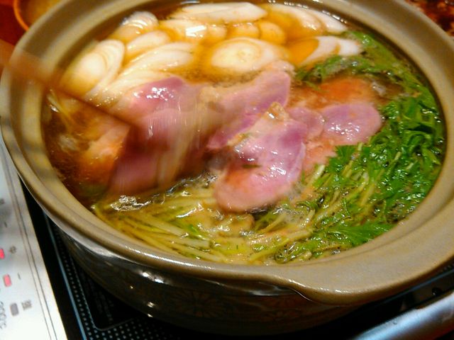 東京の一流割烹でだすレべルの鴨鍋。他にも感動に値する逸品の数々。_夢花