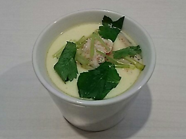 海鮮茶碗蒸し。_元気寿司真岡店