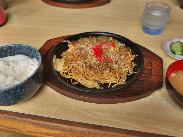 焼きそば定食_呼鳥門