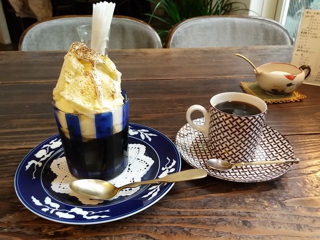 コーヒーゼリーサンデー コーヒー_みきょう