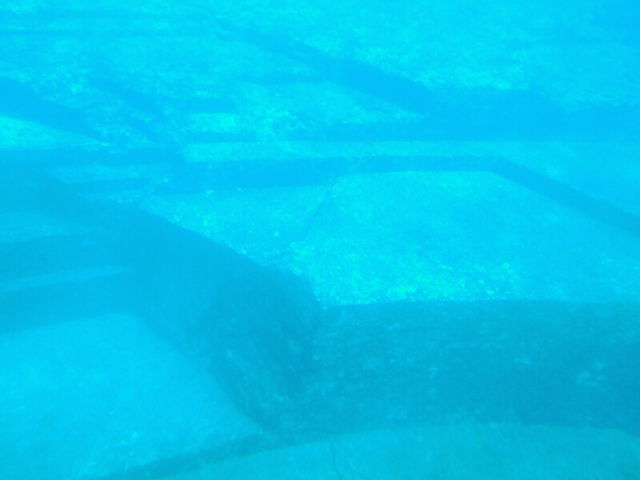 なかなかうまく写りません…_与那国海底遺跡