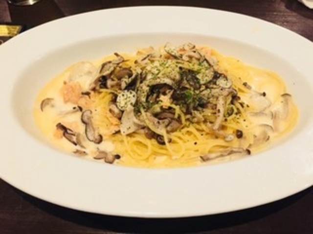 きのこクリームパスタ_ラフェスタ La FESTa 板屋町店