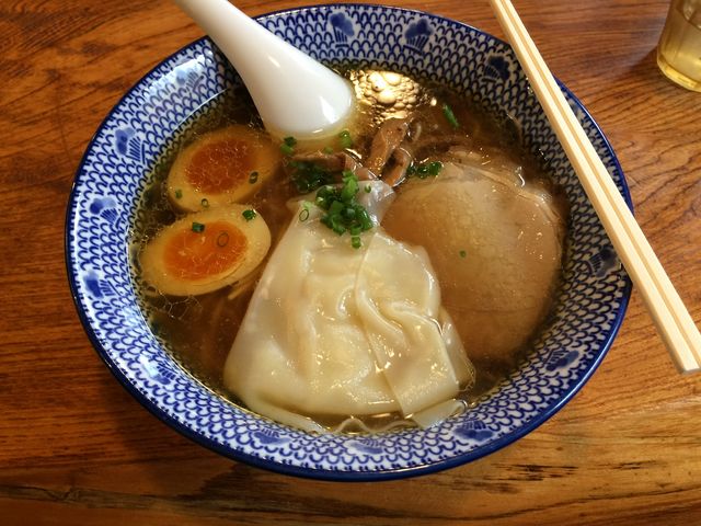 エビワンタンだったかな?_ラーメン錦釈迦内バイパス店