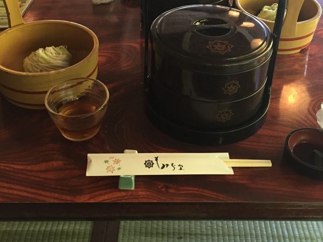 そうめんや鮎の塩焼きも_京都高雄 もみぢ家
