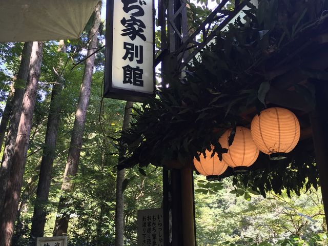 川床料理が嬉しい_もみぢ家別館