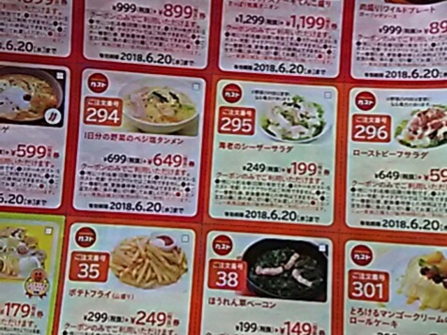 クーポン券_ガスト 谷原店