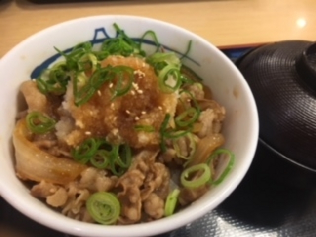 おろし牛丼_松屋 庄内店