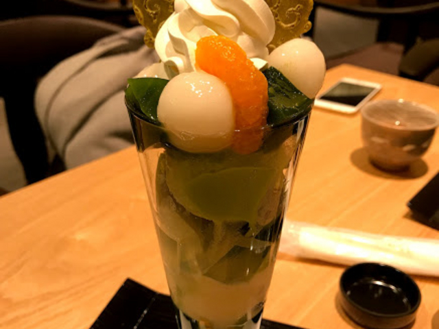 抹茶パフェ_伊藤久右衛門 宇治本店