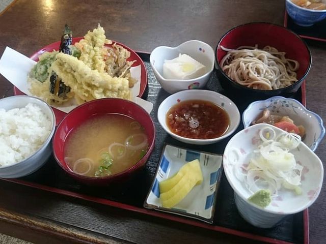 穴子と野菜の天ぷらセット_磯田や