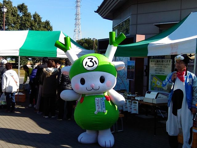 こっち向いてくれた!_道の駅 おかべ