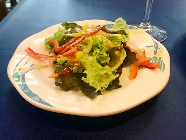 【トラットリア イタリア 文京店】ランチのサラダ_トラットリア イタリア 文京店